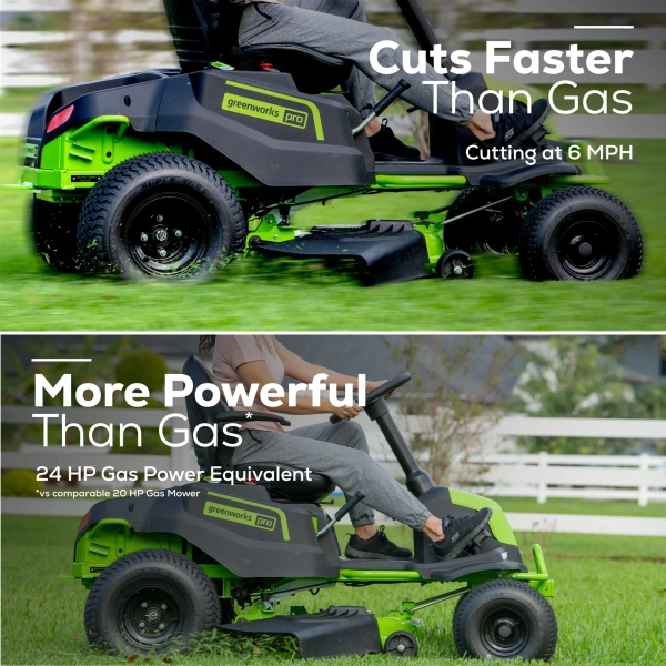 Greenworks discount riding mower